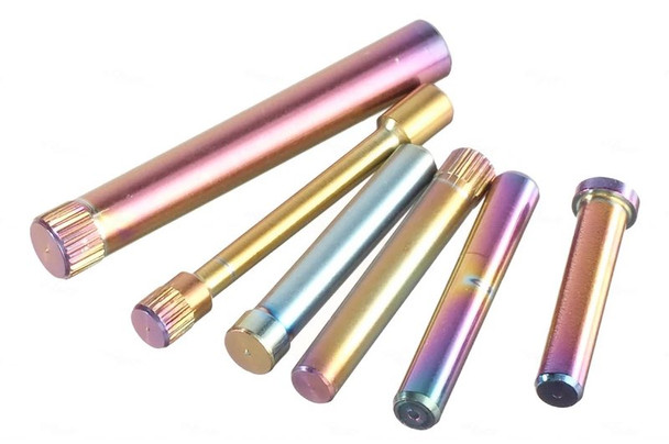 COWCOW Technology Action Army AAP01 GBB Airsoft Pin Set (Stainless Steel, Rainbow)