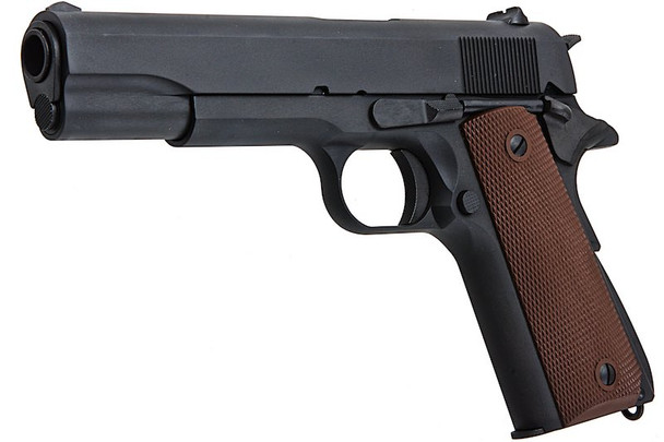 GBLS DAS M1911A1 GBB Airsoft Pistol (Full Steel, Black)