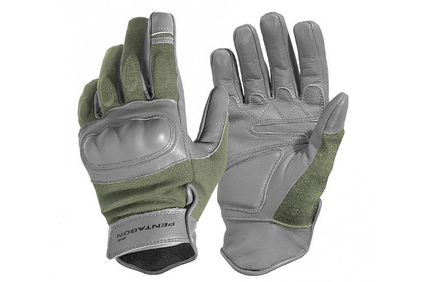 Pentagon Storm Military Gloves Enhanced Version (Small) - Olive