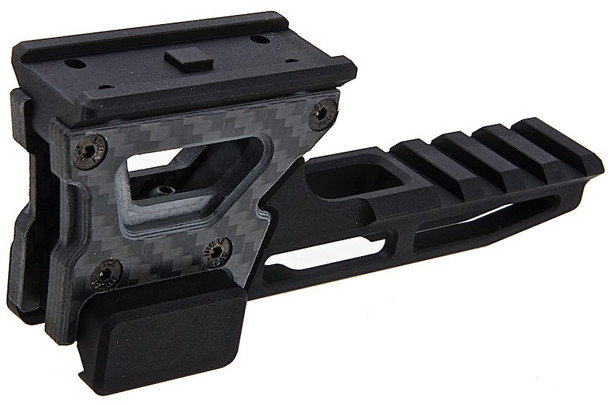 Revanchist Airsoft Modular Optics Mount V2 for T2 Mount & Laser Devices Riser (2.26 inch, Black)