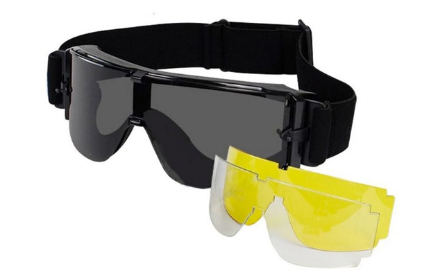 WoSport ATF Goggle Black Frame and Limpid Lens (BK-L)