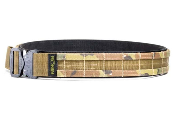 Ronin Tactics Shuto Belt - Coyote + Multicam (L Size, Waist 40-43 inch)