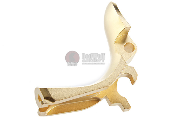 Airsoft Masterpiece Steel Grip Safety (Type 4 Design) for Tokyo Marui 1911 GBB - Gold