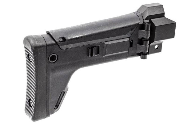 Bow Master GMF ACR Style Stock for VFC MP5 GBB / Tokyo Marui MP5 Next Gen AEG (Black)
