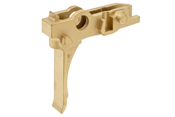 C&C Tac Tokyo Marui MWS GBBR AT* Flat Trigger - Gold (CNC Stainless Steel)