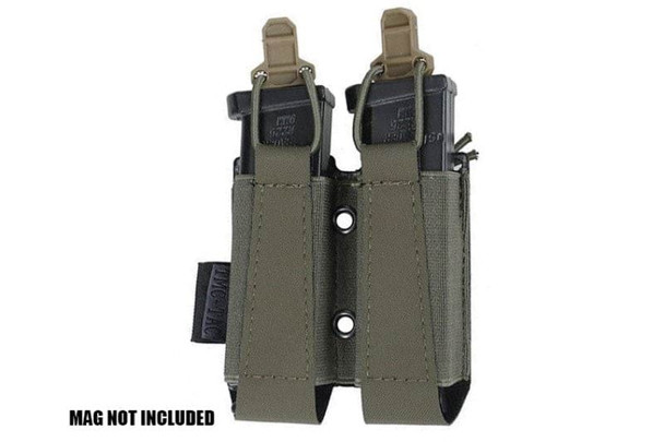 TMC Dual Elastic Pistol Pouch - Ranger Green