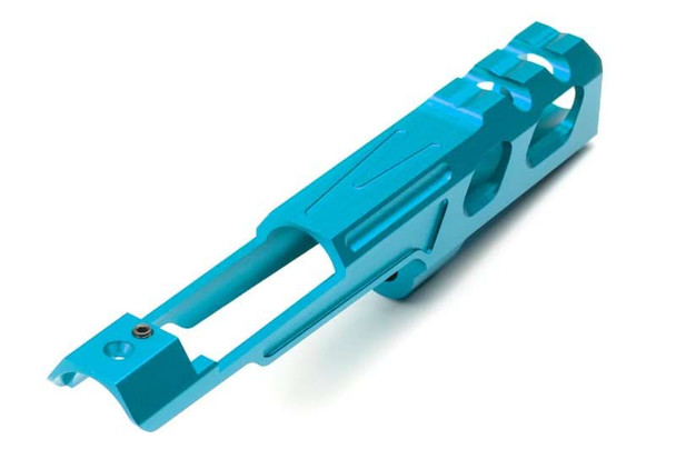 Novritsch SSP5 GBB Custom CNC Front Slide V1 - Light Blue (6 inch)