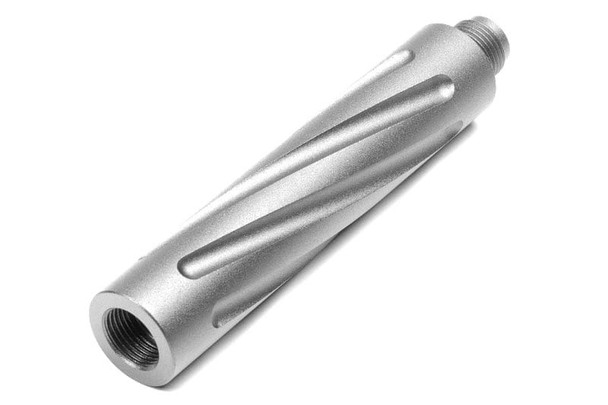 Novritsch SSP5 GBB Custom CNC Outer Barrel - Silver (6 inch)