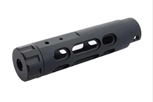 5KU Action Army AAP01 GBB Airsoft Outer Barrel (Type B, Aluminum, Black)