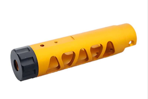 5KU Action Army AAP01 GBB Airsoft Outer Barrel (Type D, Aluminum, Gold)