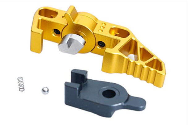 5KU Action Army AAP01 GBB Airsoft Selector Switch Charge Handle (Type 3, Aluminum, Gold)