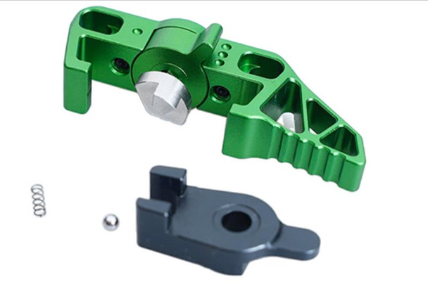 5KU Action Army AAP01 GBB Airsoft Selector Switch Charge Handle (Type 3, Aluminum, Green)