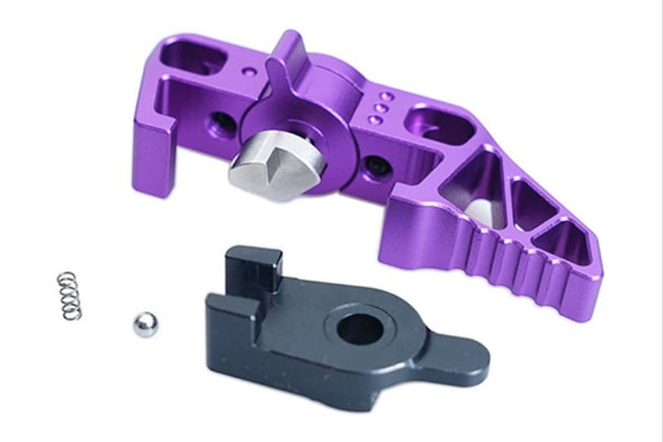 5KU Action Army AAP01 GBB Airsoft Selector Switch Charge Handle (Type 3, Aluminum, Purple)
