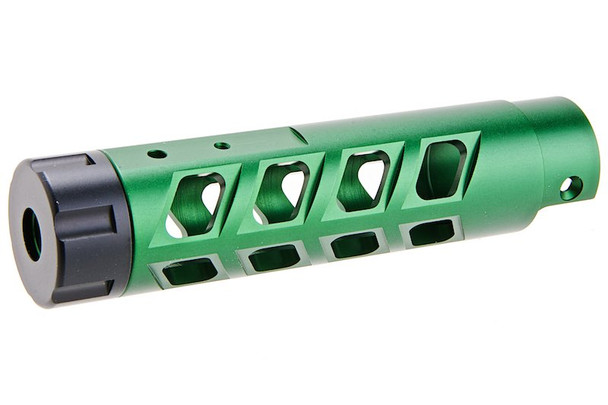 Narcos Airsoft Action Army AAP01 Front Barrel Kit (Type 8) (CNC Aluminum 6061) - Green