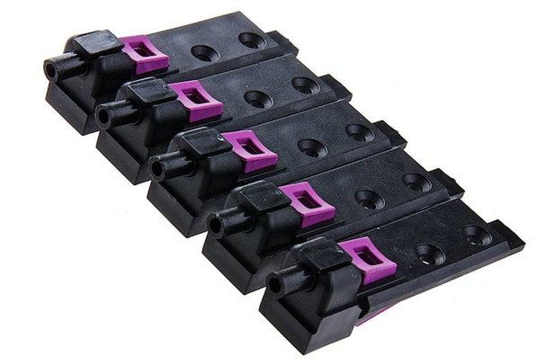 CYMA CGS Mag Lip with Gas Route Seal / Gasket for CGS Lancer L5AWN MWS Magazine (70 degree, Enhanced) - 5pcs