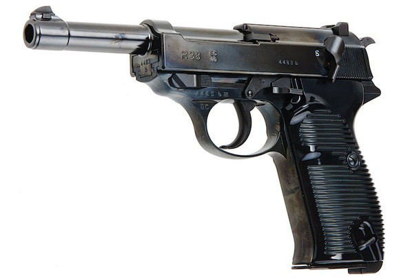 Maruzen P38 AC40.s GBB Airsoft Pistol (Black Metal Finish)