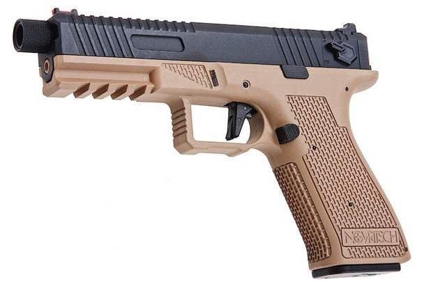 Novritsch SSE18 Gen 2 Full Auto / Semi AEP Airsoft Pistol - Tan