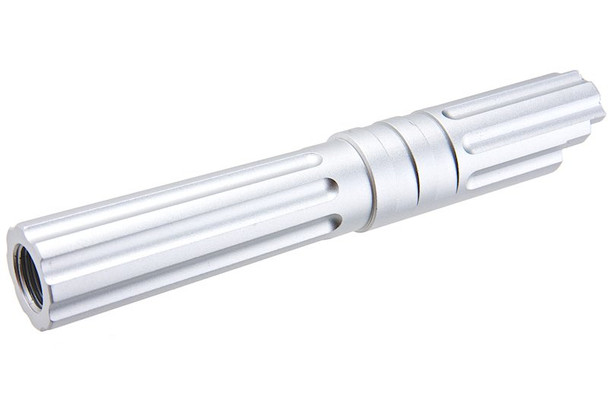 5KU Tokyo Marui Hi Capa 4.3 GBB Outer Barrel (Type 1, M11CW, Aluminum, Silver)