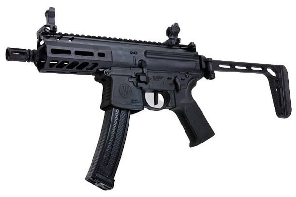 SIG Sauer MPX-K Sportline Airsoft AEG Rifle (by SIG AIR & King Arms) - Black