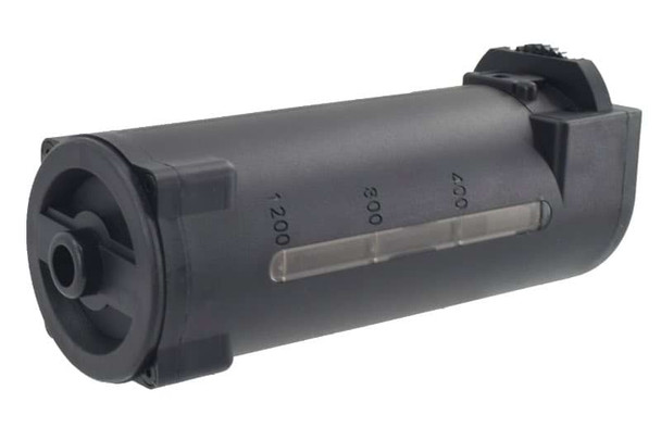 WELL PRO M134 Mini Vulcan Rotating Gatling Airsoft AEG Magazine - Black (1200rds)