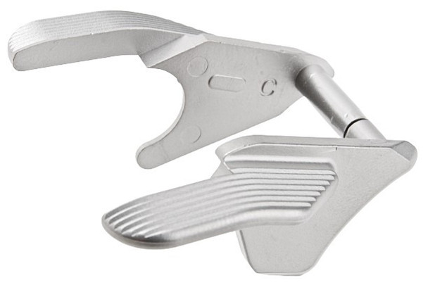 Guarder Tokyo Marui Hi Capa GBB Stainless Steel Ambi Thumb Safety (Standard, Silver)