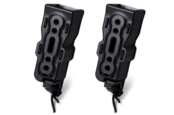 Laylax (Battle Style) Bite Mag Handgun Quick Mag Holder Double Pack - Black (2pcs/set)