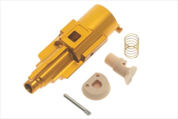 COWCOW Technology Action Army AAP01 GBB Airsoft Nozzle (Aluminum, Gold)