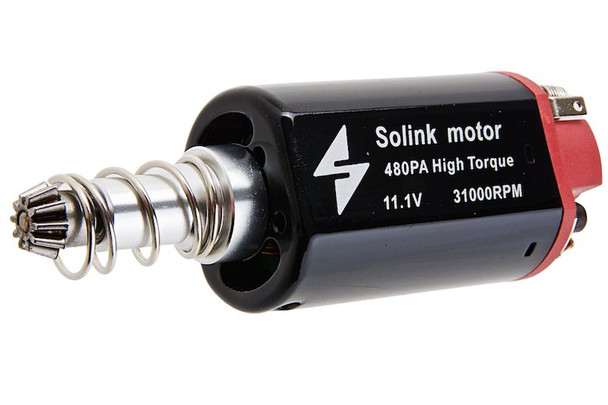 Solink Motor Super Torque AEG Motor (31000rpm, Black, Long Axle, 11.1V)