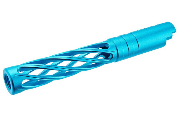 Dr. Black Hi-Capa 5.1 GBB Outer Barrel (Type-Dinging, 6063 Aluminum, Aqua)