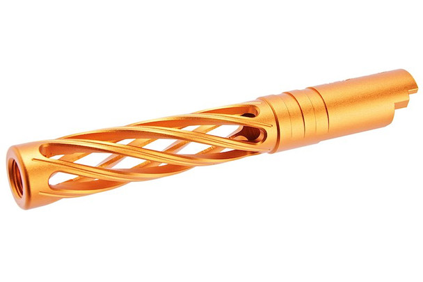 Dr. Black Hi-Capa 5.1 GBB Outer Barrel (Type-Dinging, 6063 Aluminum, Orange)