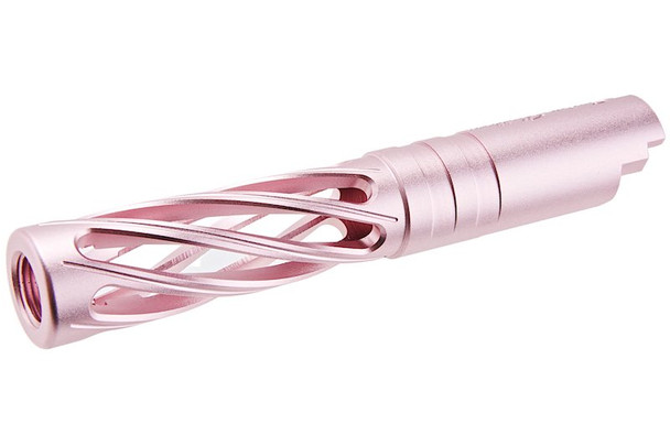 Dr. Black Hi-Capa 4.3 GBB Outer Barrel (Type-Dinging, 6063 Aluminum, Pink)