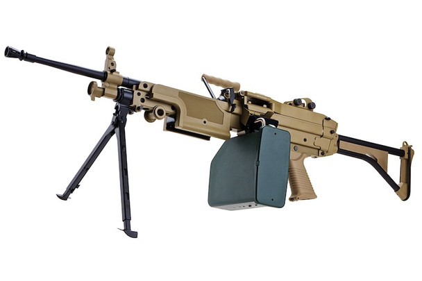 A&K M249 MKI SAW Airsoft LMG AEG - DE