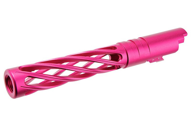Dr. Black Hi-Capa 5.1 GBB Outer Barrel (Type-Dinging, 6063 Aluminum, Magenta)