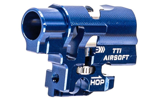 TTI Airsoft Tokyo Marui Hi Capa GBB Infinity One Piece Full CNC TDC Hop Up Chamber - Blue