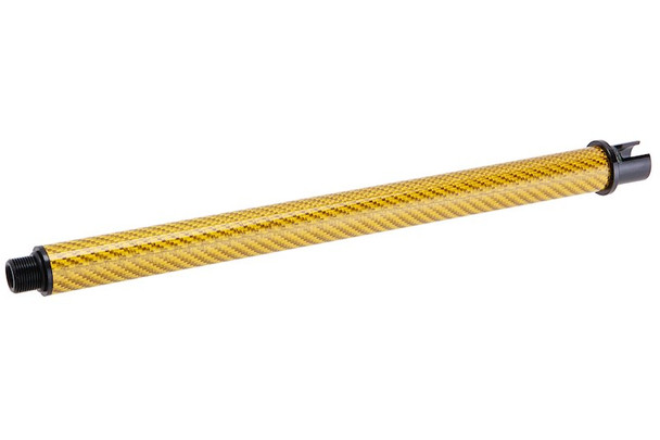 Dr. Black Tokyo Marui MWS GBBR Outer Barrel (Carbon Fiber, 10.5 inch) - Gold