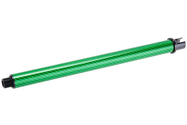Dr. Black Tokyo Marui MWS GBBR Outer Barrel (Carbon Fiber, 10.5 inch) - Green