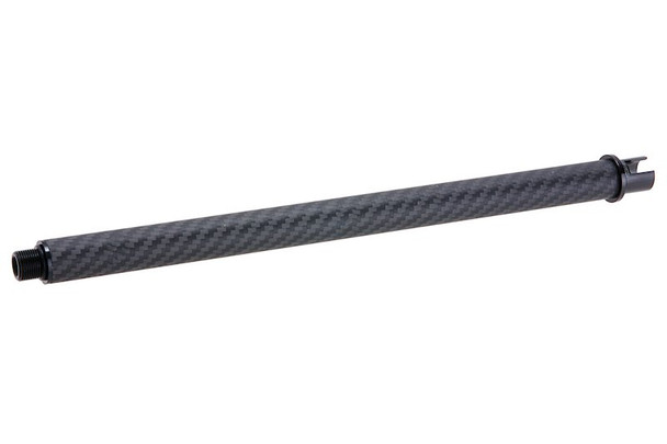 Dr. Black Tokyo Marui MWS GBBR Outer Barrel (Carbon Fiber, 12 inch) - Black