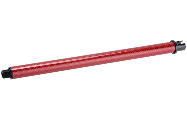 Dr. Black Tokyo Marui MWS GBBR Outer Barrel (Carbon Fiber, 12 inch) - Red
