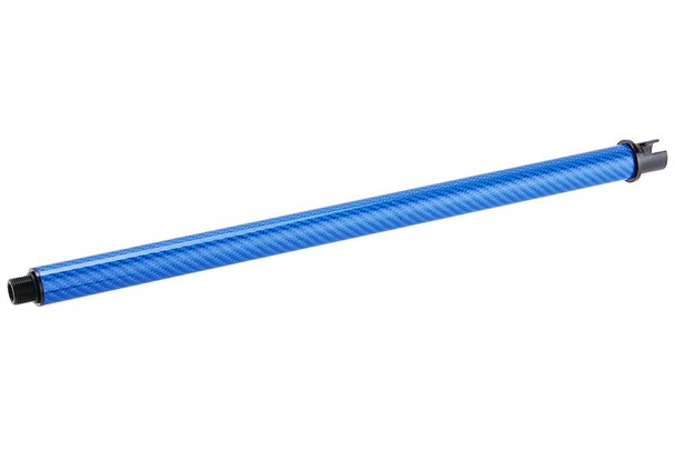 Dr. Black Tokyo Marui MWS GBBR Outer Barrel (Carbon Fiber, 14 inch) - Blue