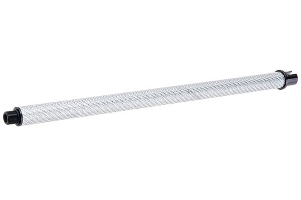 Dr. Black Tokyo Marui MWS GBBR Outer Barrel (Carbon Fiber, 14 inch) - Silver