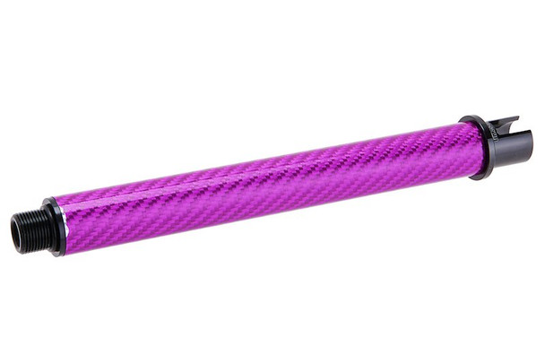Dr. Black Tokyo Marui MWS GBBR Outer Barrel (Carbon Fiber, 7 inch) - Purple