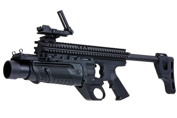 VFC MK13 MOD 0 Enhanced Grenade Launcher Module (Black, Deluxe Version)
