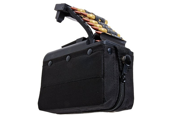 Battleaxe x T8 A&K MK46 Mod 0 Minimi AEG Drum Magazine (2000 rds, Sound Control, Turbine System) - BK