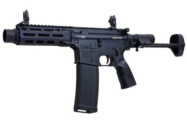 EMG Daniel Defense DDM4 PDW (.300 BLK) Airsoft AEG Rifle (CYMA Platinum Series) - Black