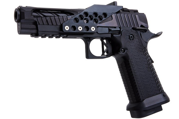 SAVIA Hi-Capa Type 1 Race Gun GBB Airsoft Pistol (CNC Machined, Black)