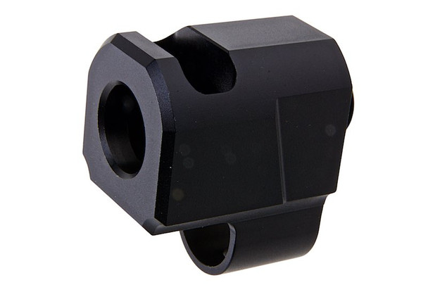 Revanchist Airsoft Hi Capa GBB ST Style Compensator (11mm CW to 14mm CCW, Black)