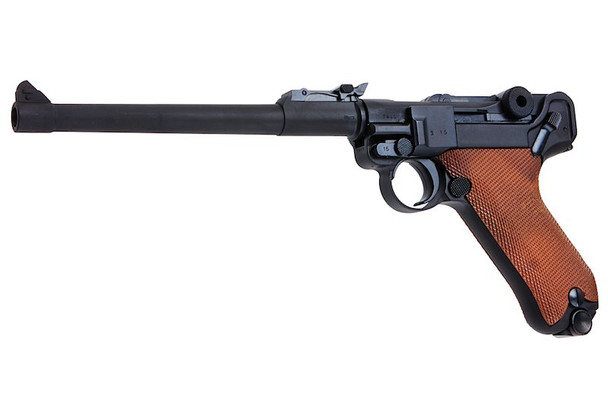 Tanaka Luger P08 1914 Erfurt Heavy Weight GBB Airsoft Pistol (8 Inch)