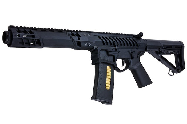 EMG F1 Firearms SBR C7M Airsoft M4 GBB Rifle - Black (by APS)