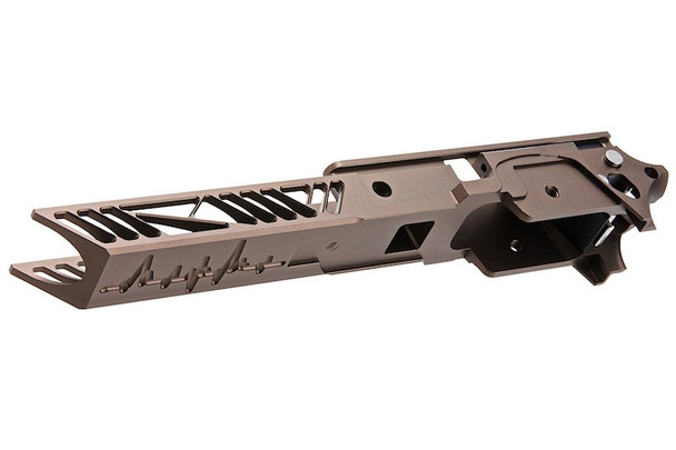 Dr. Black Tokyo Marui Hi Capa GBB Frame (CNC Aluminum, 4.3 inch, Type 1) - TAN
