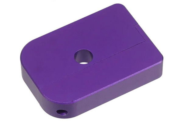 AIP Tokyo Marui Hi Capa GBB Airsoft Puzzle Magazine Base (CNC Aluminum, Purple)